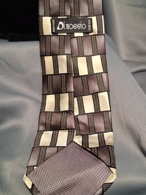 Di Moggio Geometric Silk Tie